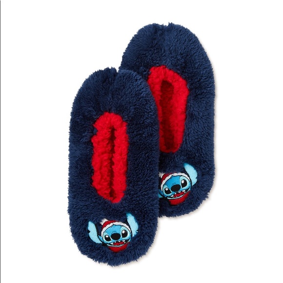 Disney Shoes - LILO n stitch women fuzzy holiday socks